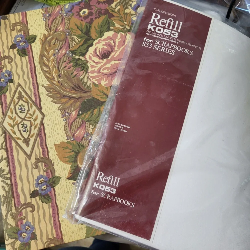 C.R.Gibson K053 Scrapbook Refill Pages 30 Archival Grade Matte White (60 pages)